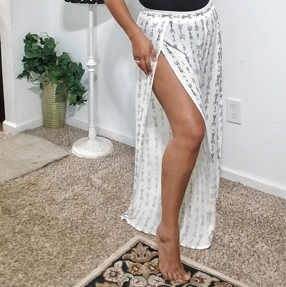 GONE WITH THE WIND ARROW SPLIT PANTS - Picture 2 of 13